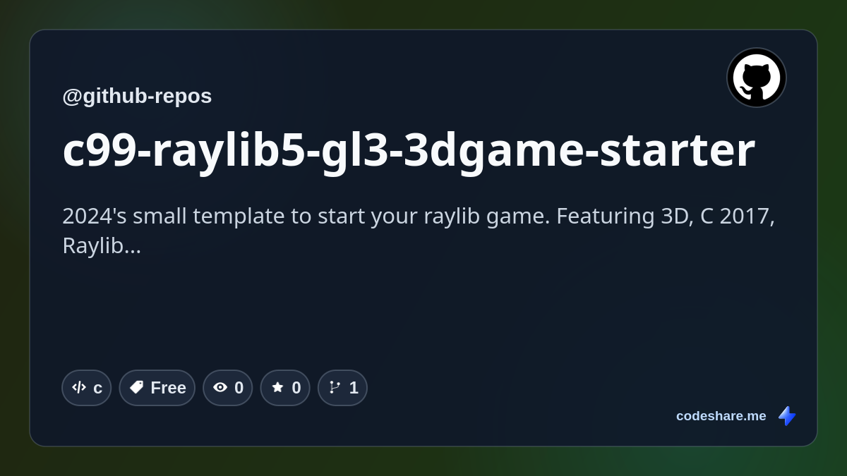 c99-raylib5-gl3-3dgame-starter
