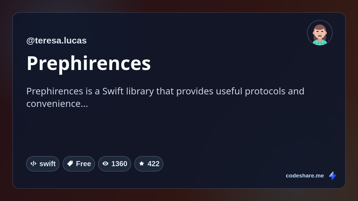 Prephirences