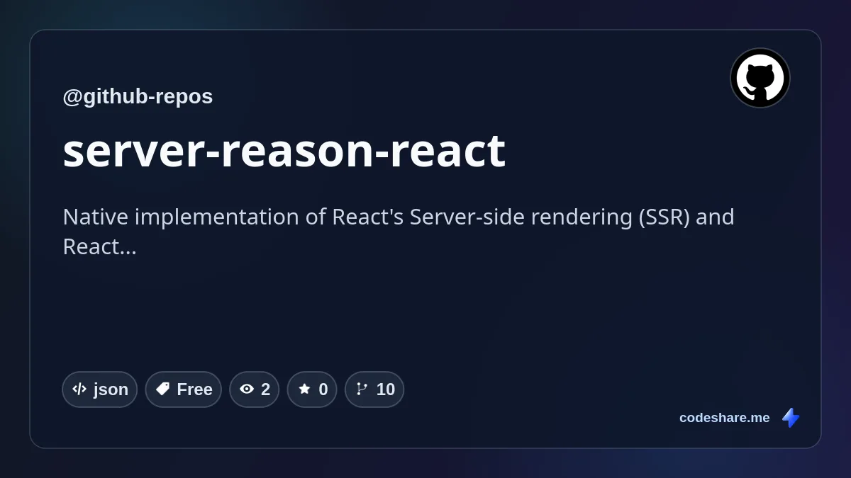 server-reason-react