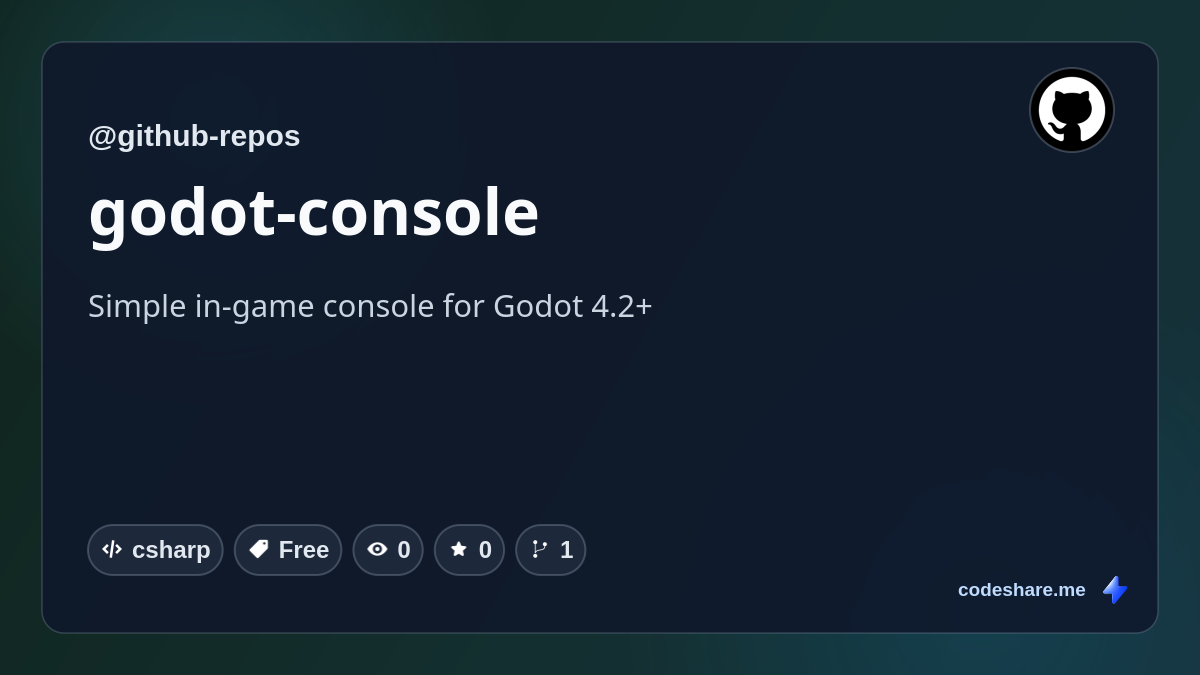 godot-console