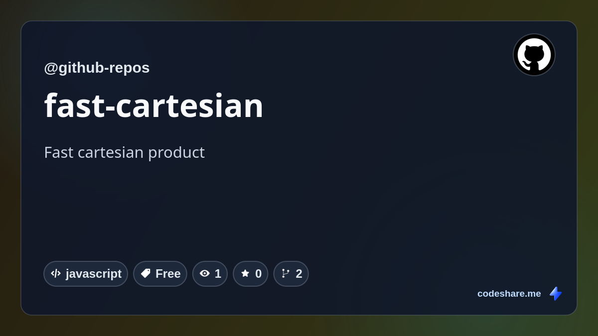 fast-cartesian