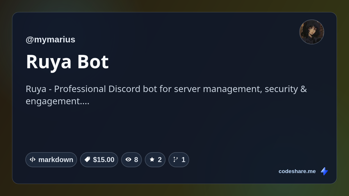 Ruya Bot