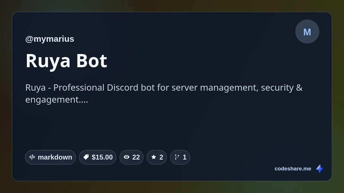 Ruya Bot