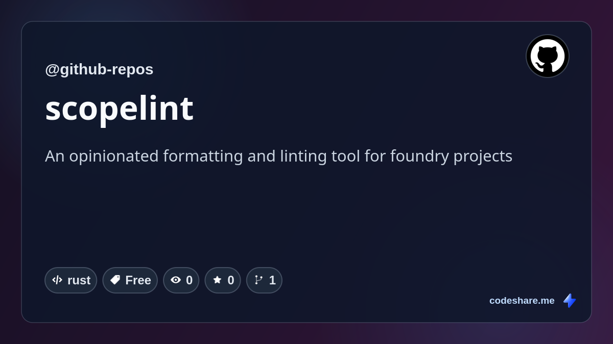 scopelint