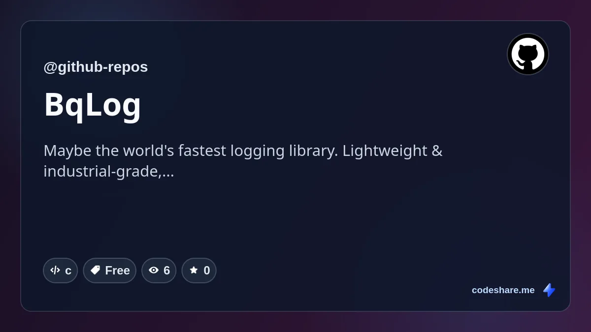 BqLog