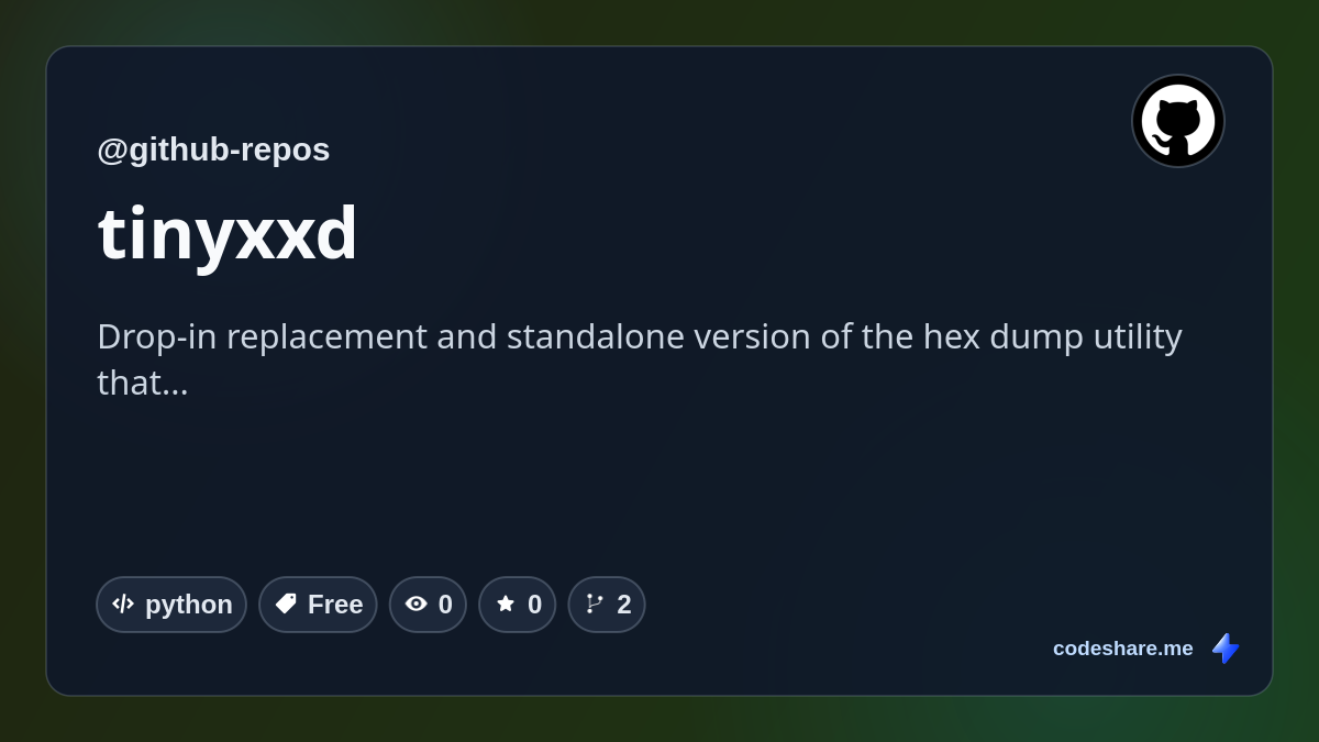 tinyxxd