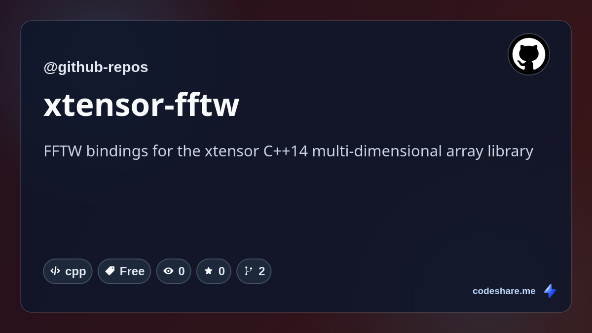 xtensor-fftw