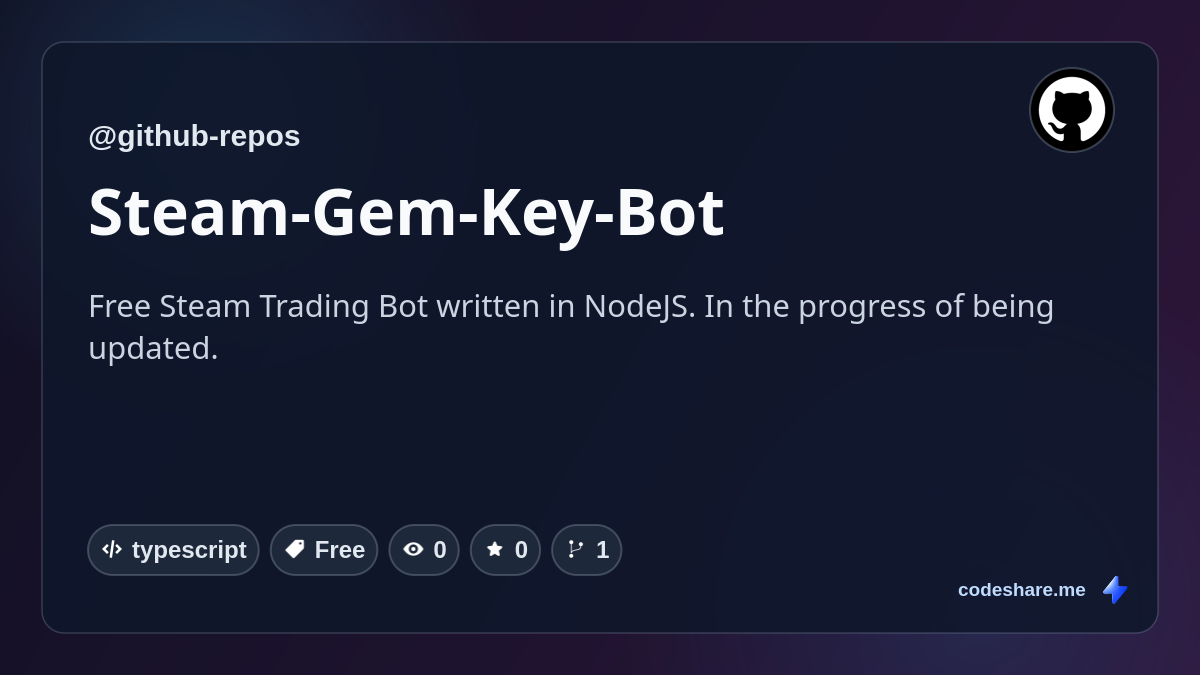 Steam-Gem-Key-Bot