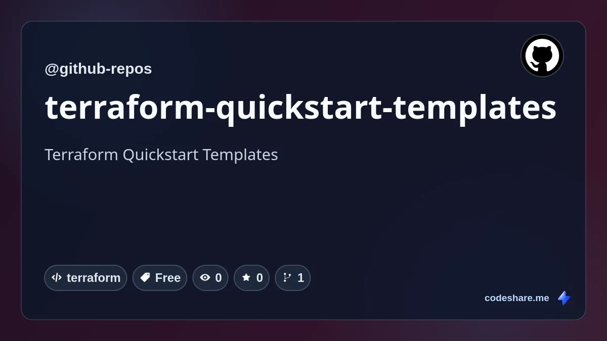 terraform-quickstart-templates