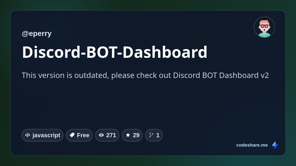 Discord-BOT-Dashboard