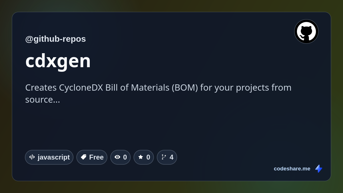cdxgen