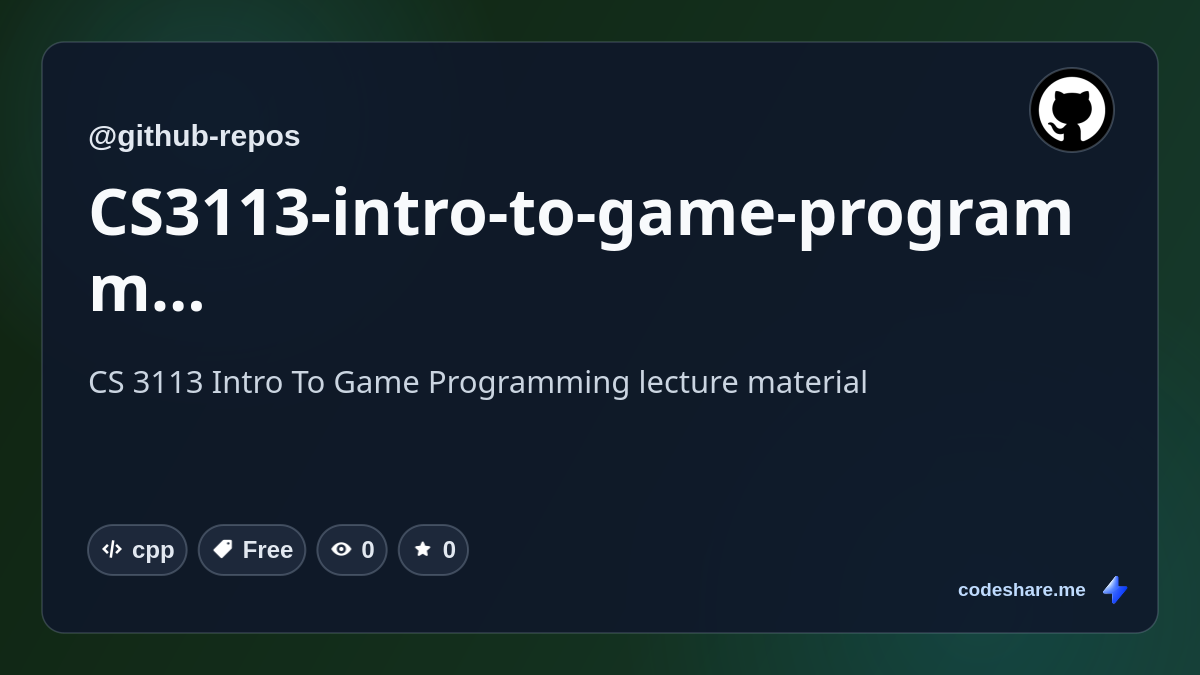 CS3113-intro-to-game-programming-ARCHIVED