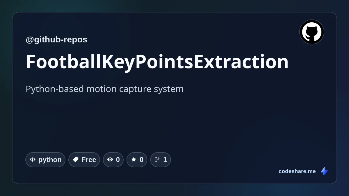 FootballKeyPointsExtraction