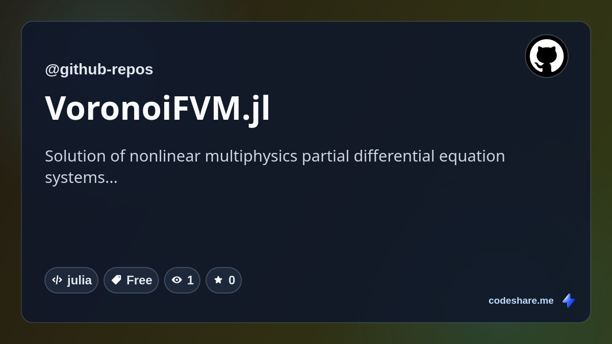 VoronoiFVM.jl