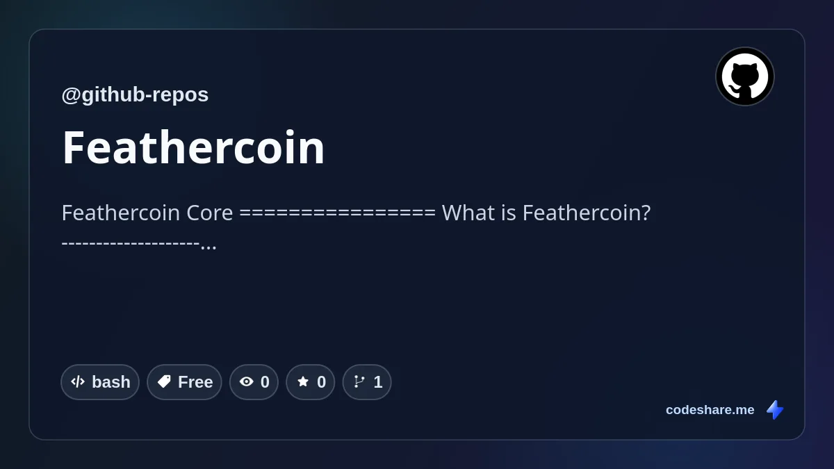 Feathercoin
