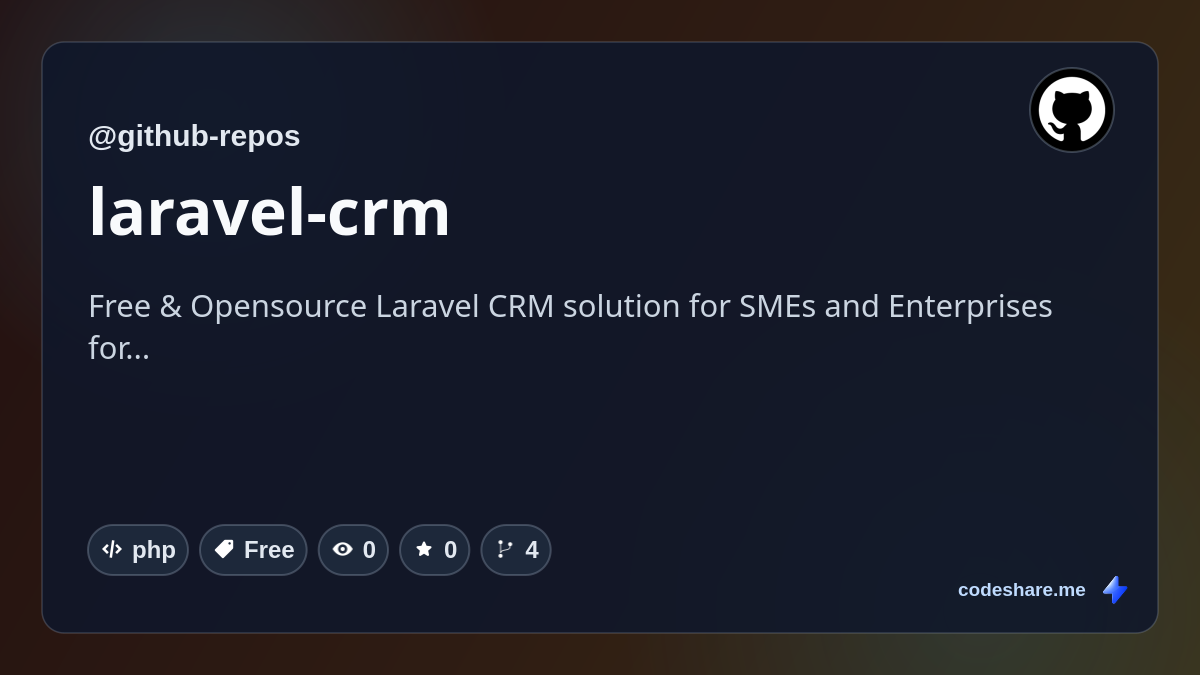 laravel-crm
