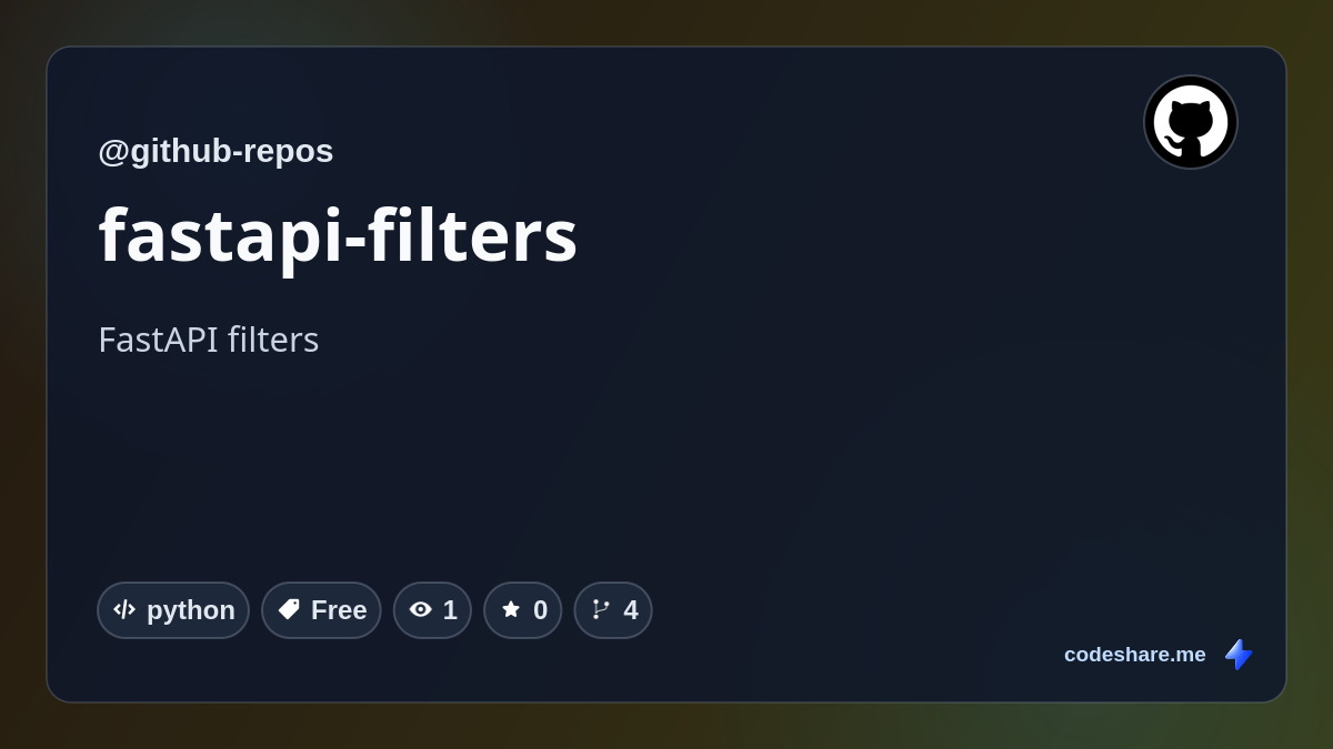 fastapi-filters