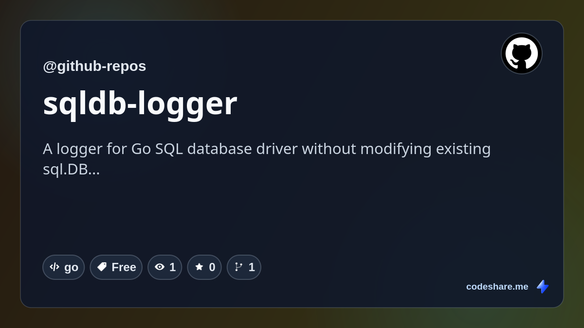 sqldb-logger