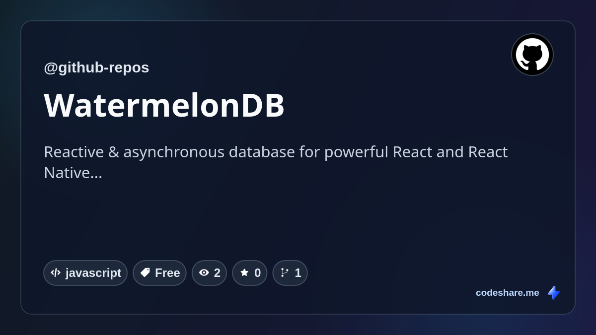 WatermelonDB