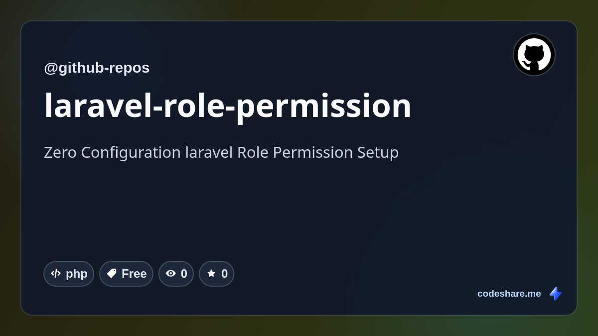 laravel-role-permission