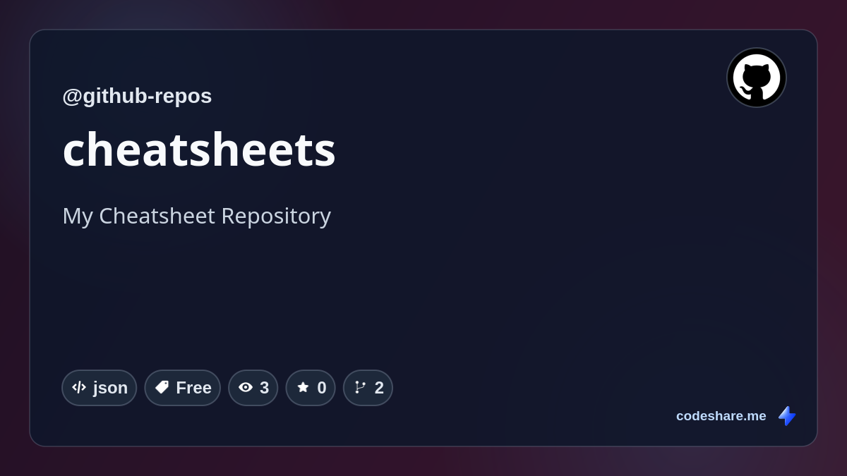 cheatsheets