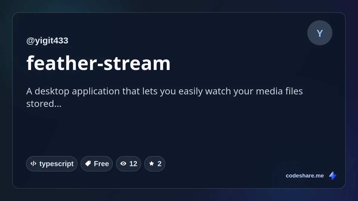 feather-stream