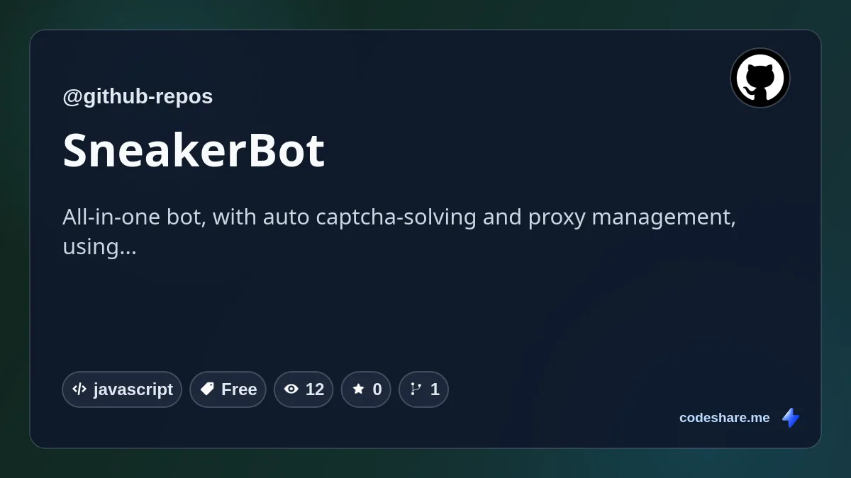 SneakerBot