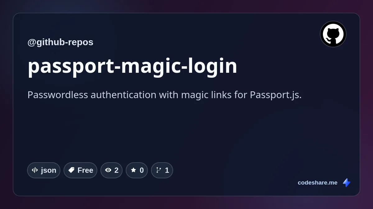 passport-magic-login