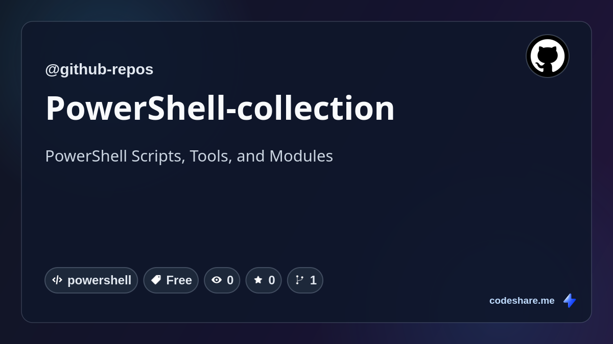PowerShell-collection