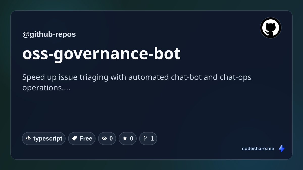 oss-governance-bot