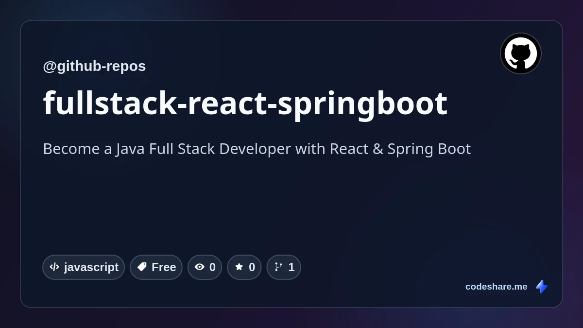 fullstack-react-springboot