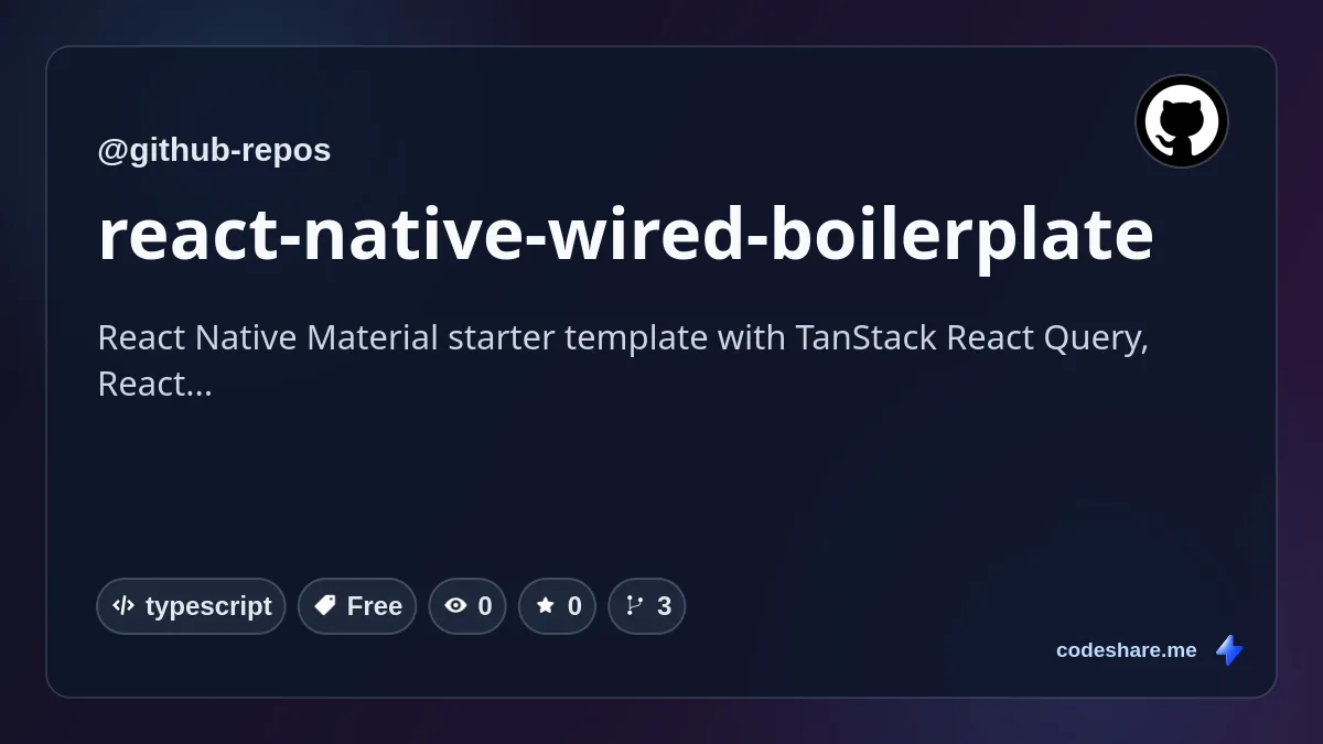 react-native-wired-boilerplate