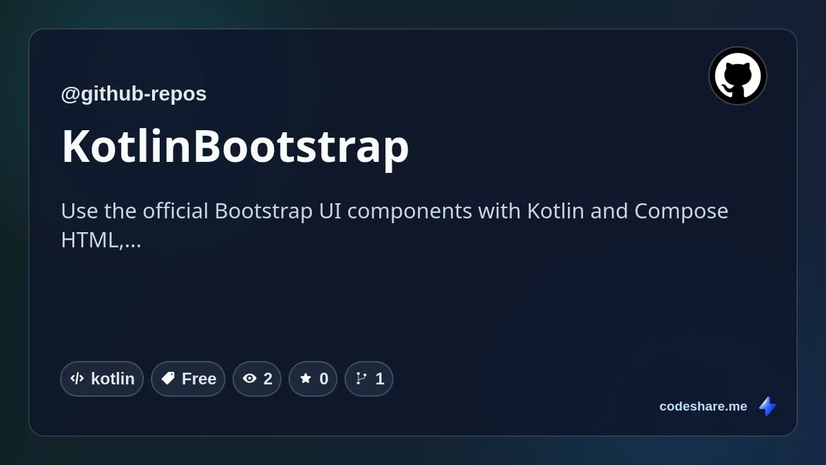 KotlinBootstrap