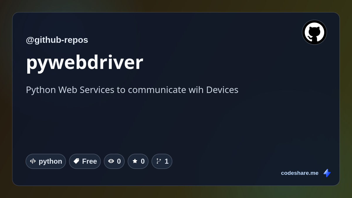 pywebdriver