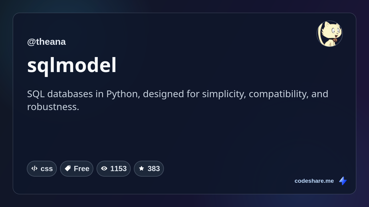 sqlmodel
