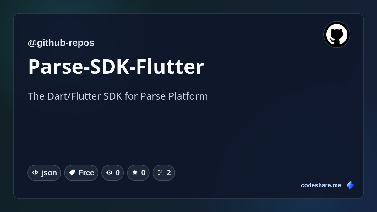 Parse-SDK-Flutter