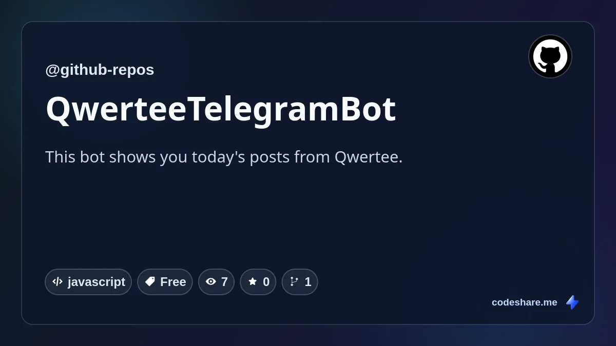 QwerteeTelegramBot