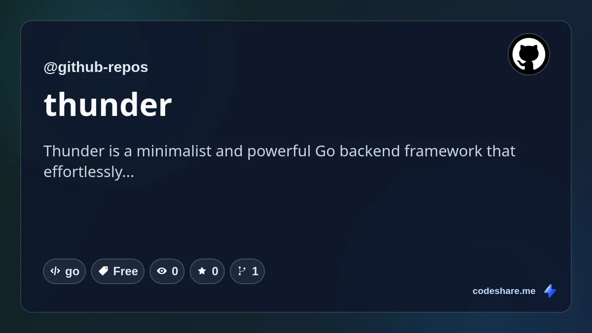 thunder