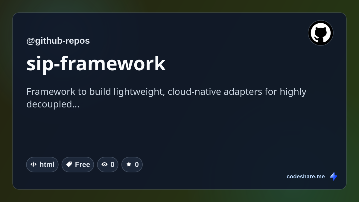 sip-framework