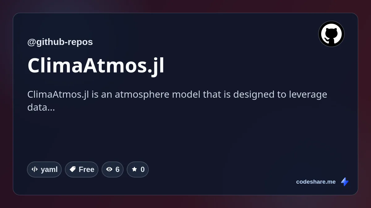 ClimaAtmos.jl