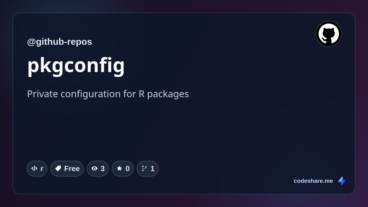 pkgconfig