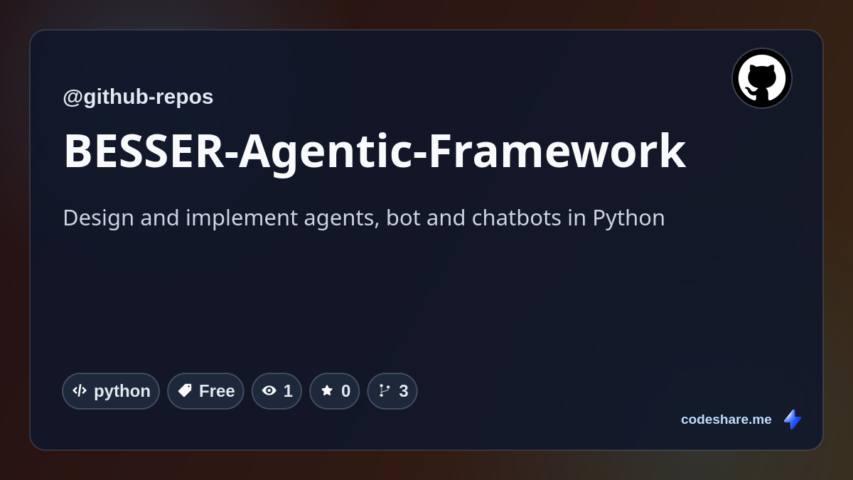 BESSER-Agentic-Framework