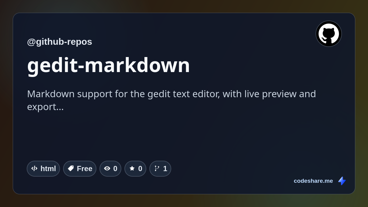 gedit-markdown