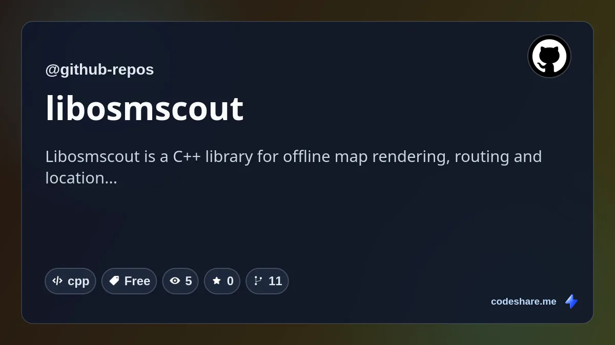 libosmscout
