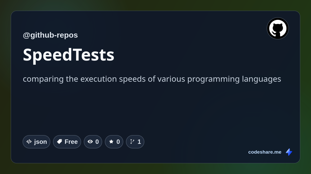 SpeedTests