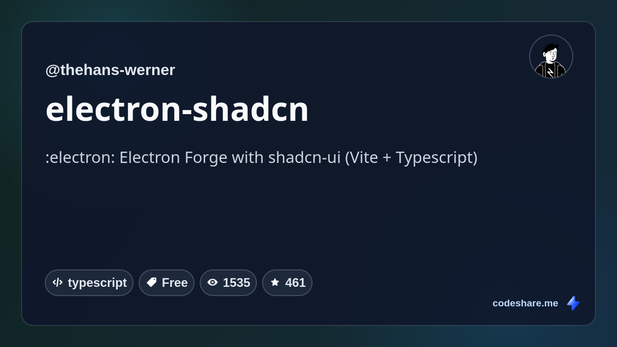 electron-shadcn