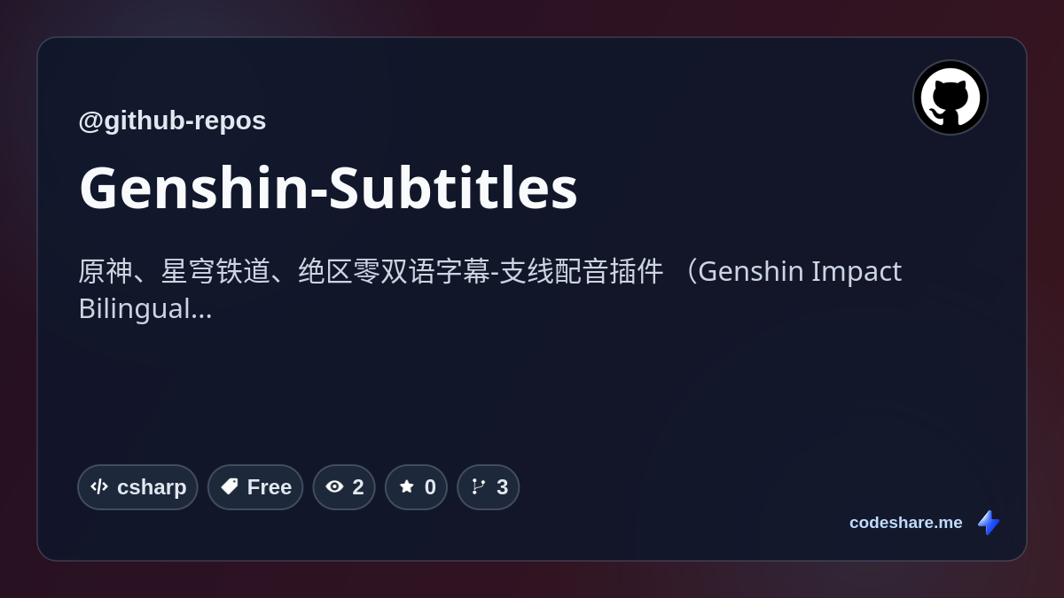 Genshin-Subtitles