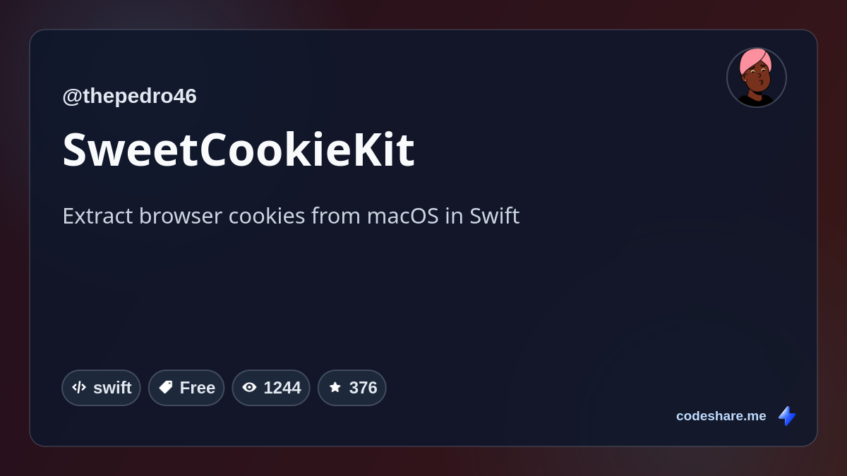 SweetCookieKit