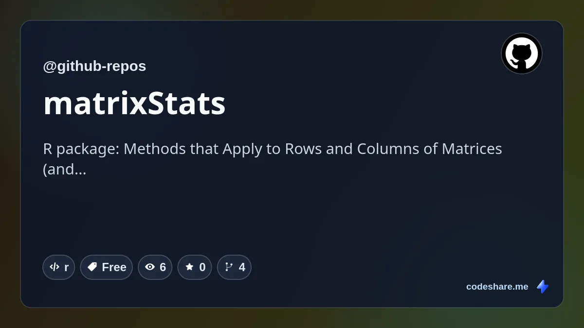 matrixStats
