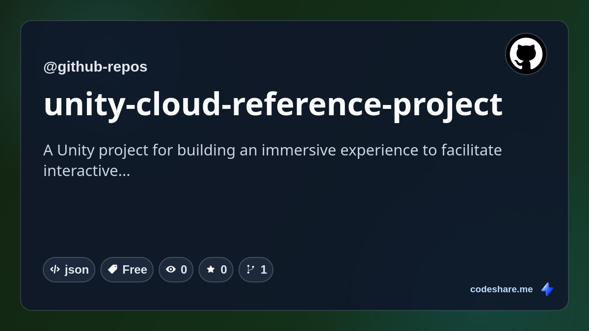 unity-cloud-reference-project